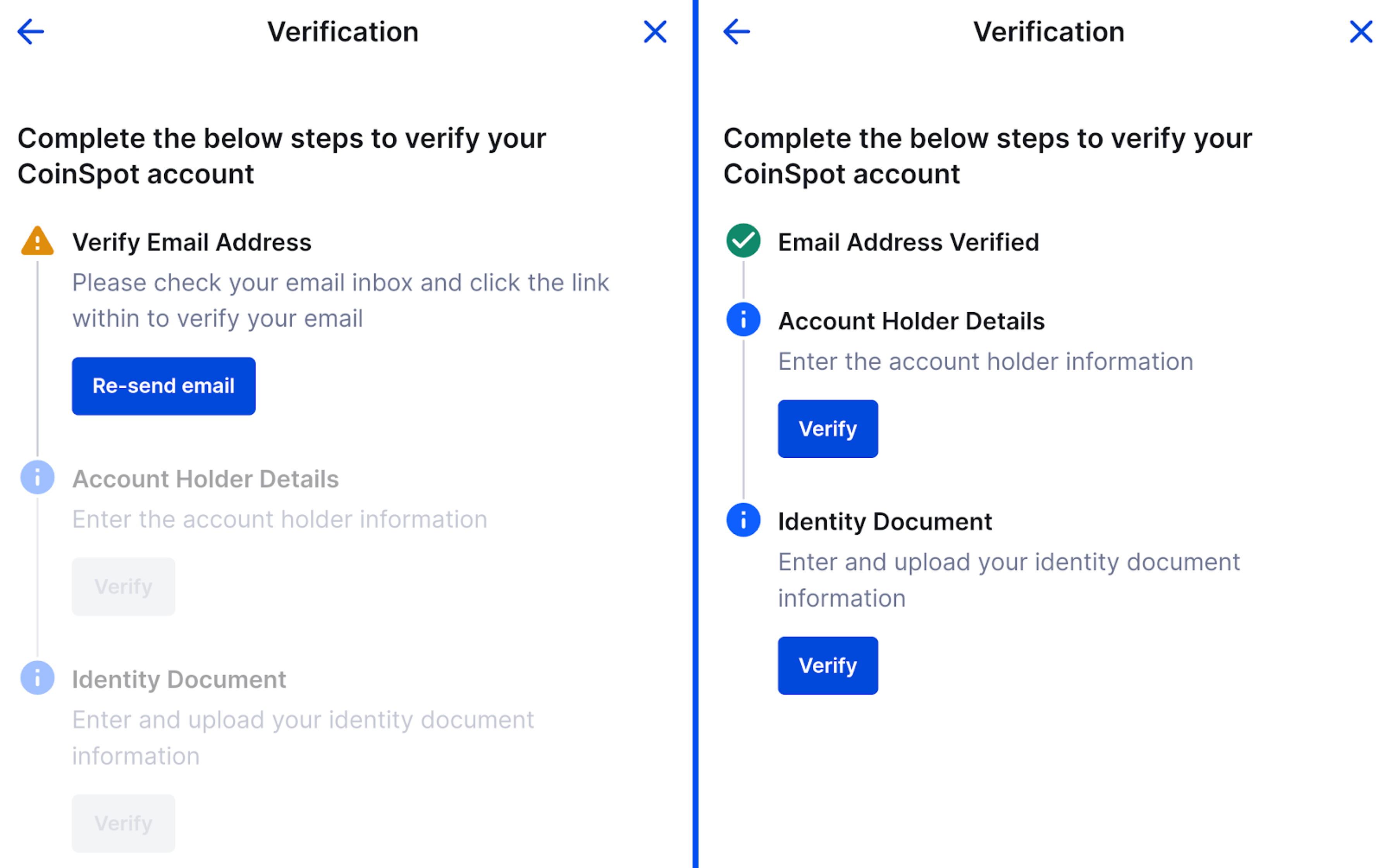 CoinSpot App - Verifying Email.png