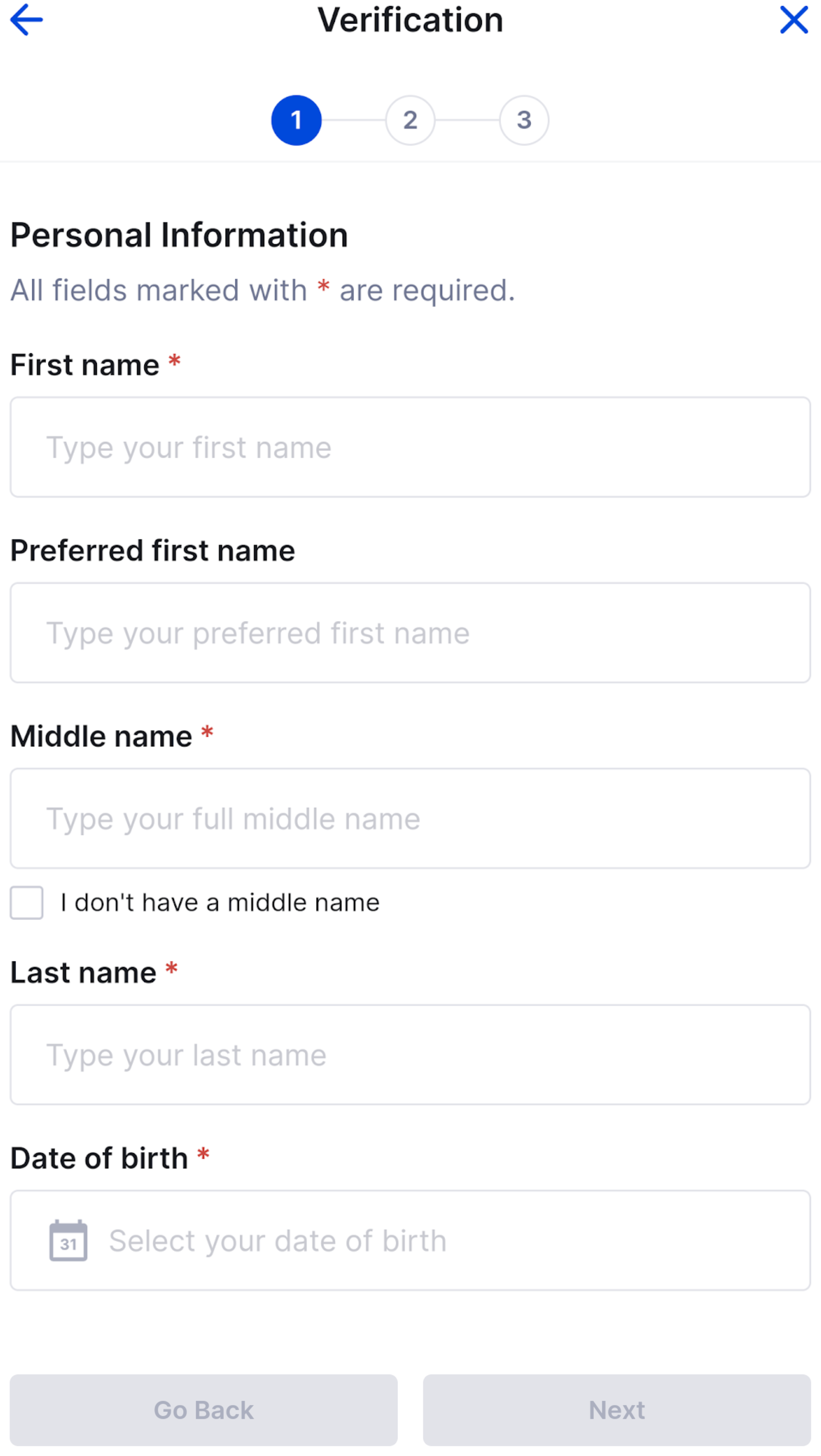 CoinSpot App - Personal Information.png