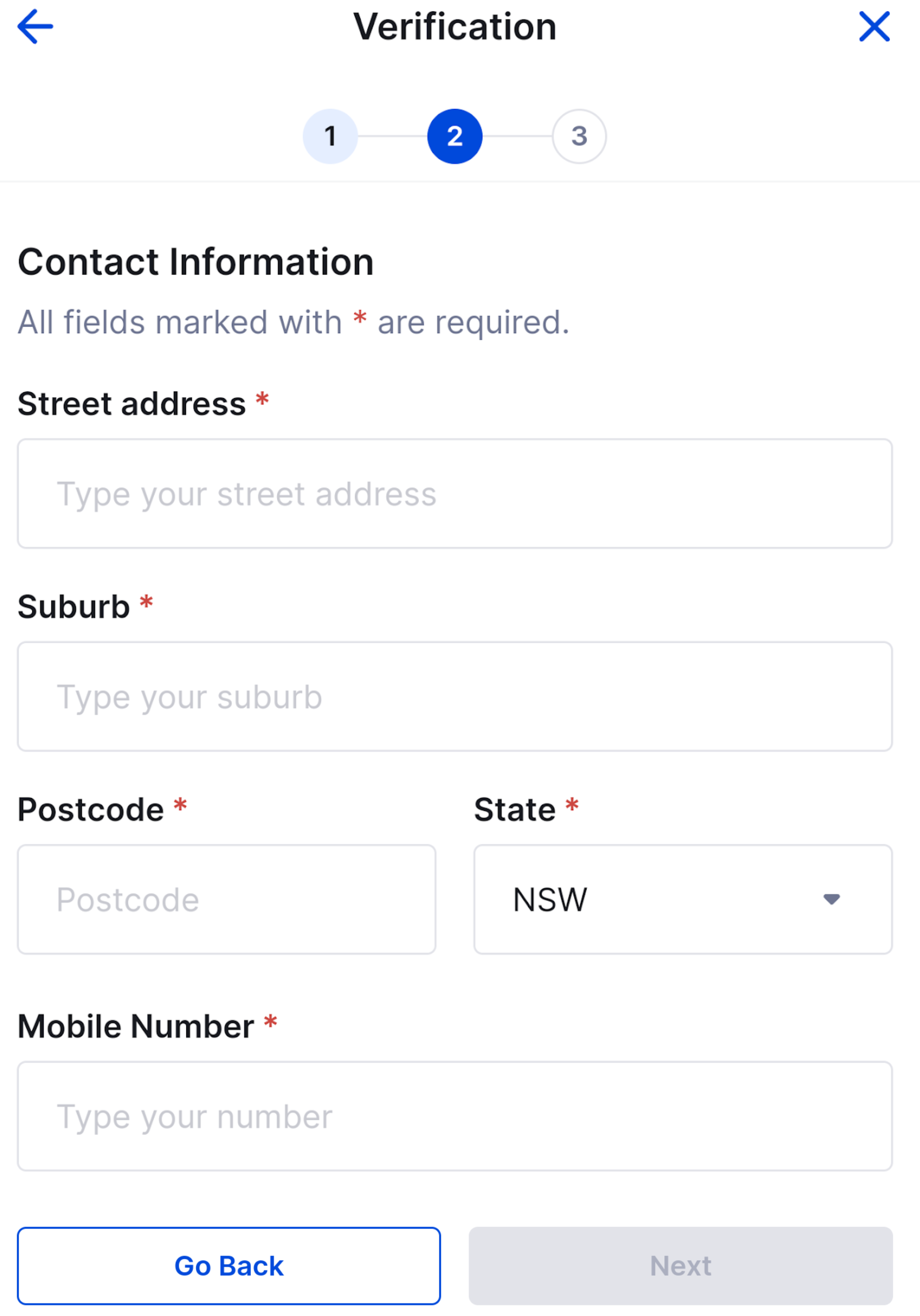 CoinSpot App - Contact Information.png