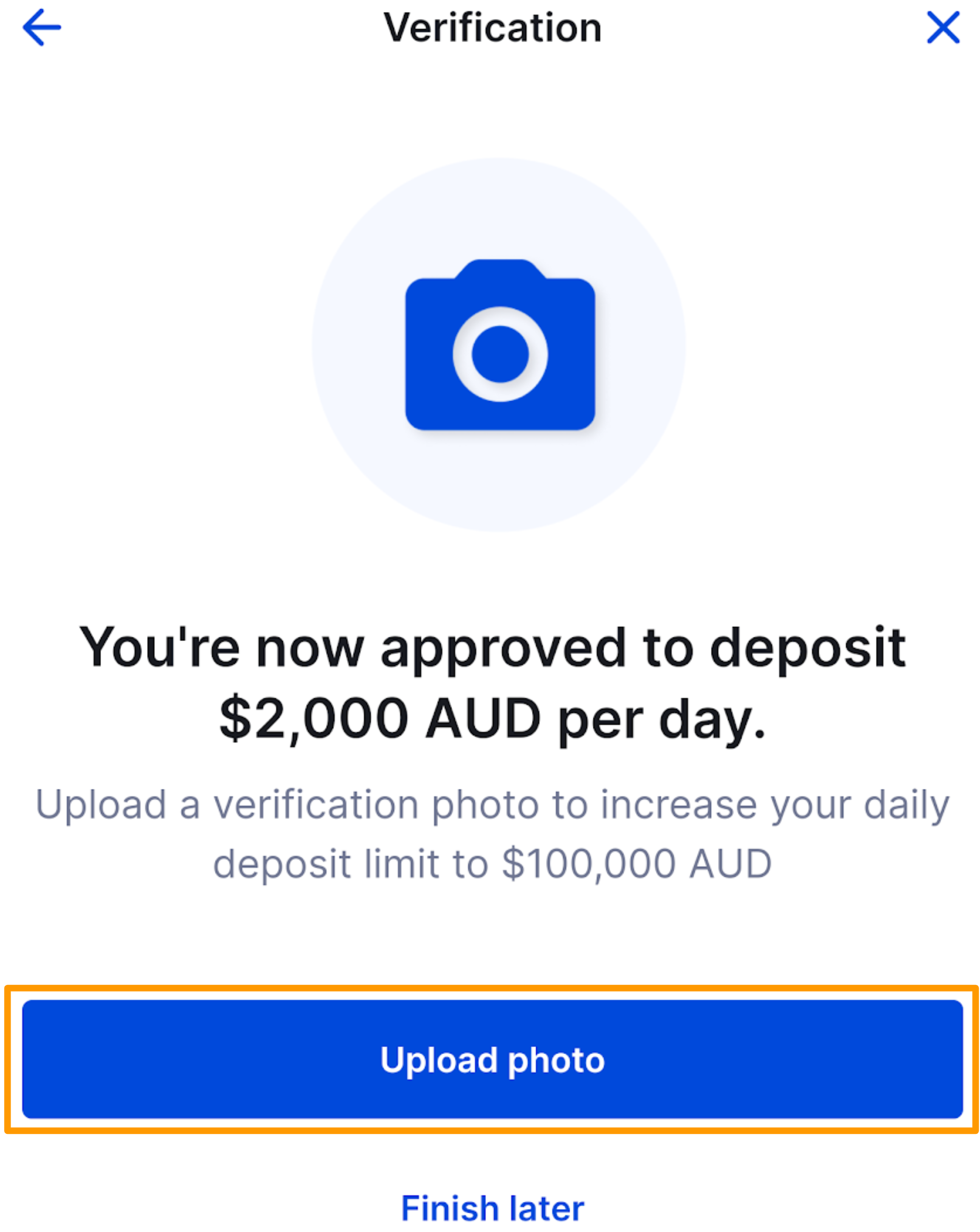 CoinSpot - Verification Photo Upload.png