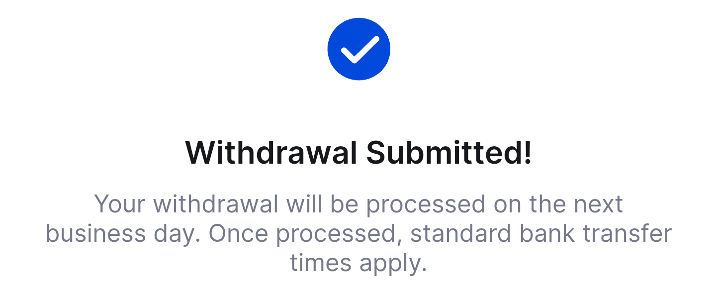 CoinSpot App - Withdrawal submitted.png