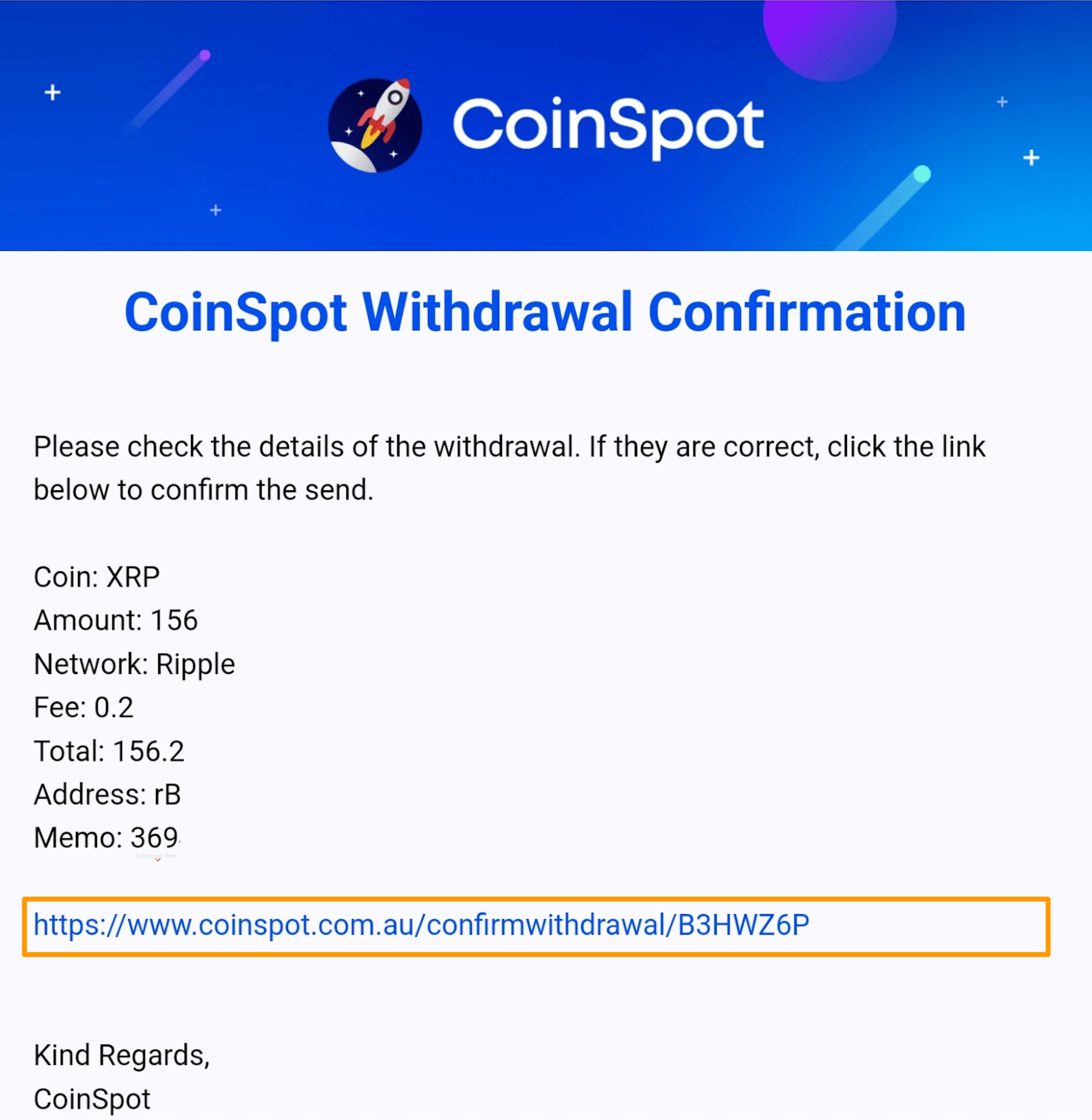 CS App - XRP Confirmation Email.png