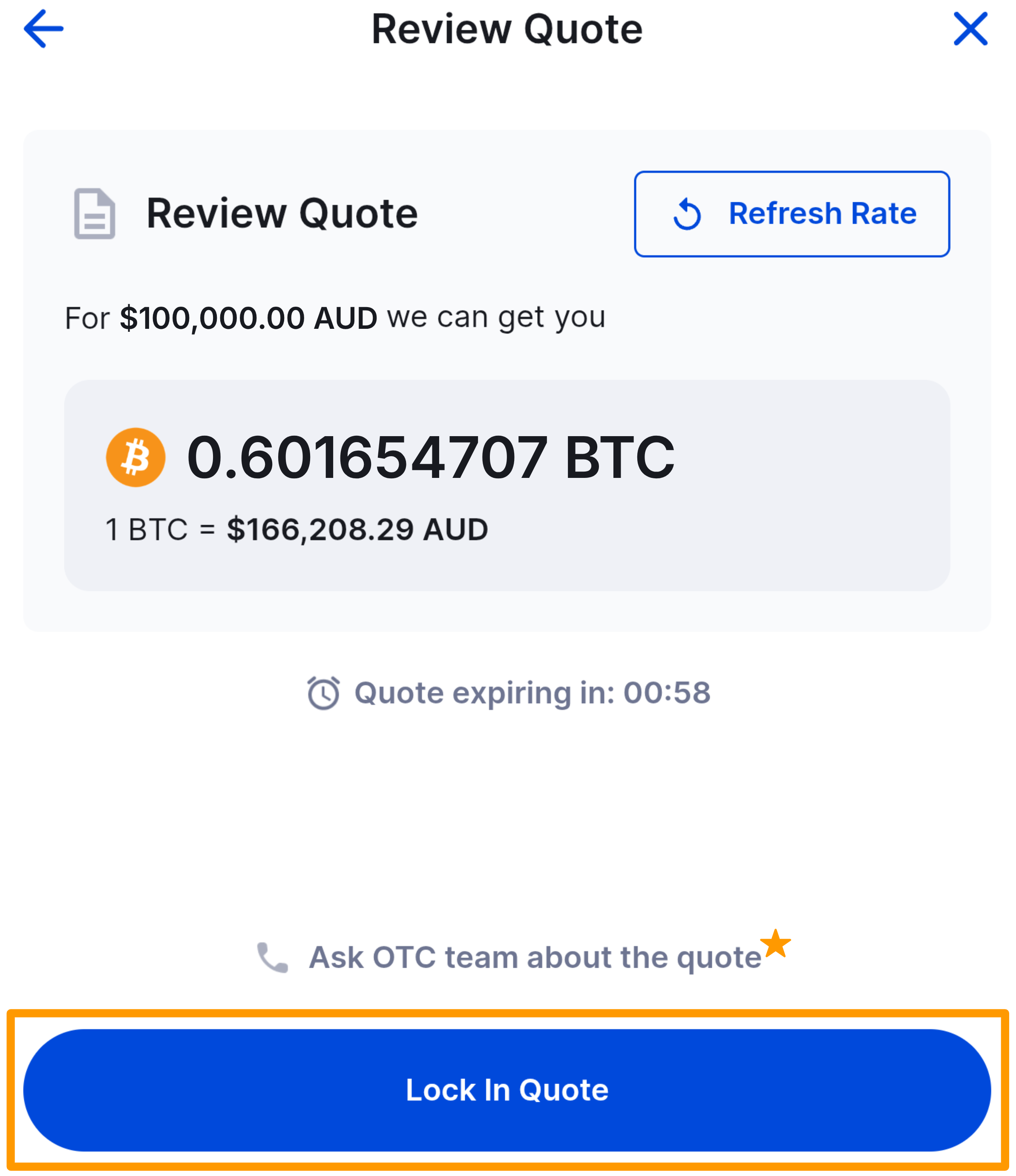 CoinSpot Mobile App - Over-the-Counter (OTC) – CoinSpot
