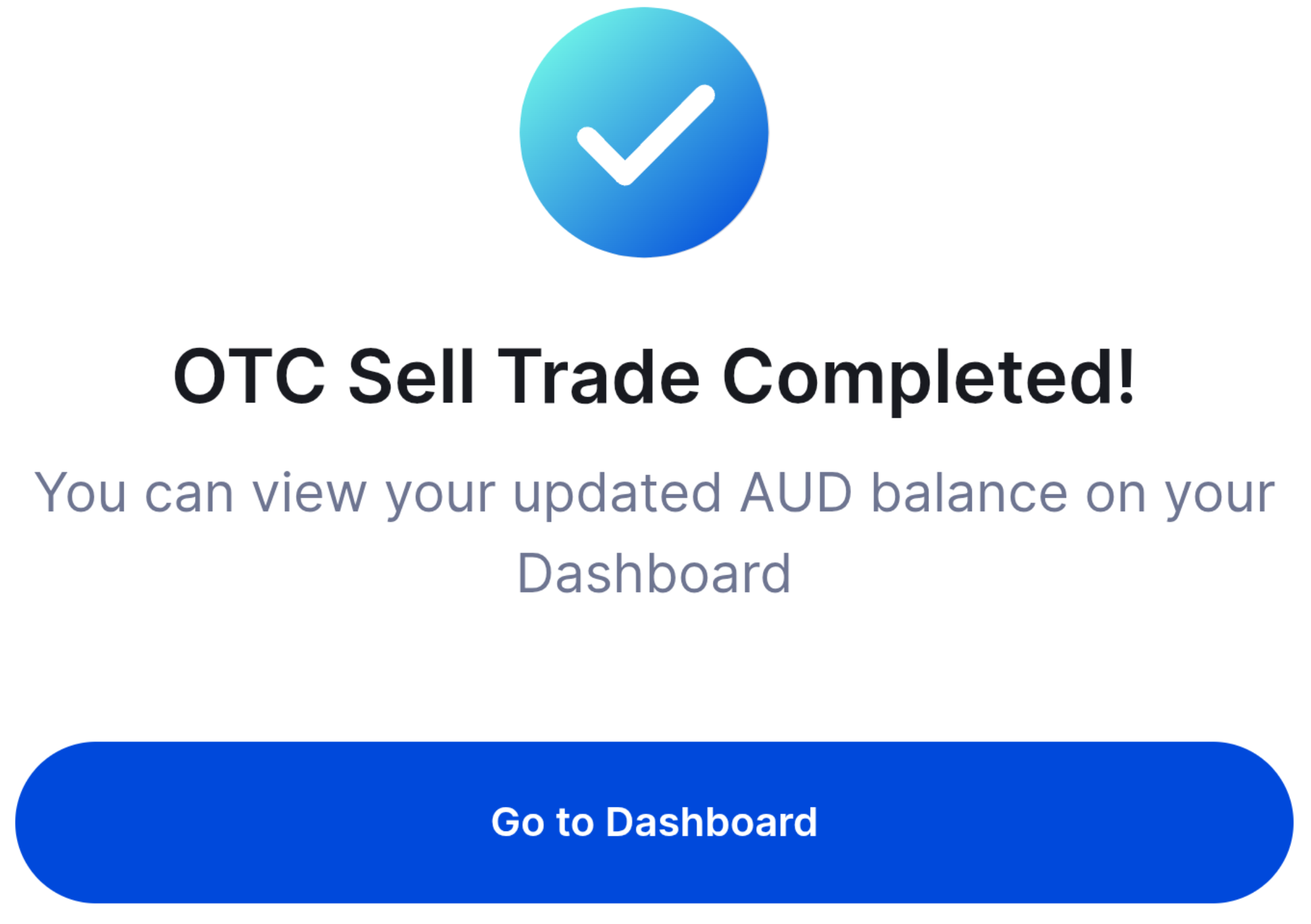 CoinSpot App - OTC - Sell Order Complete.png