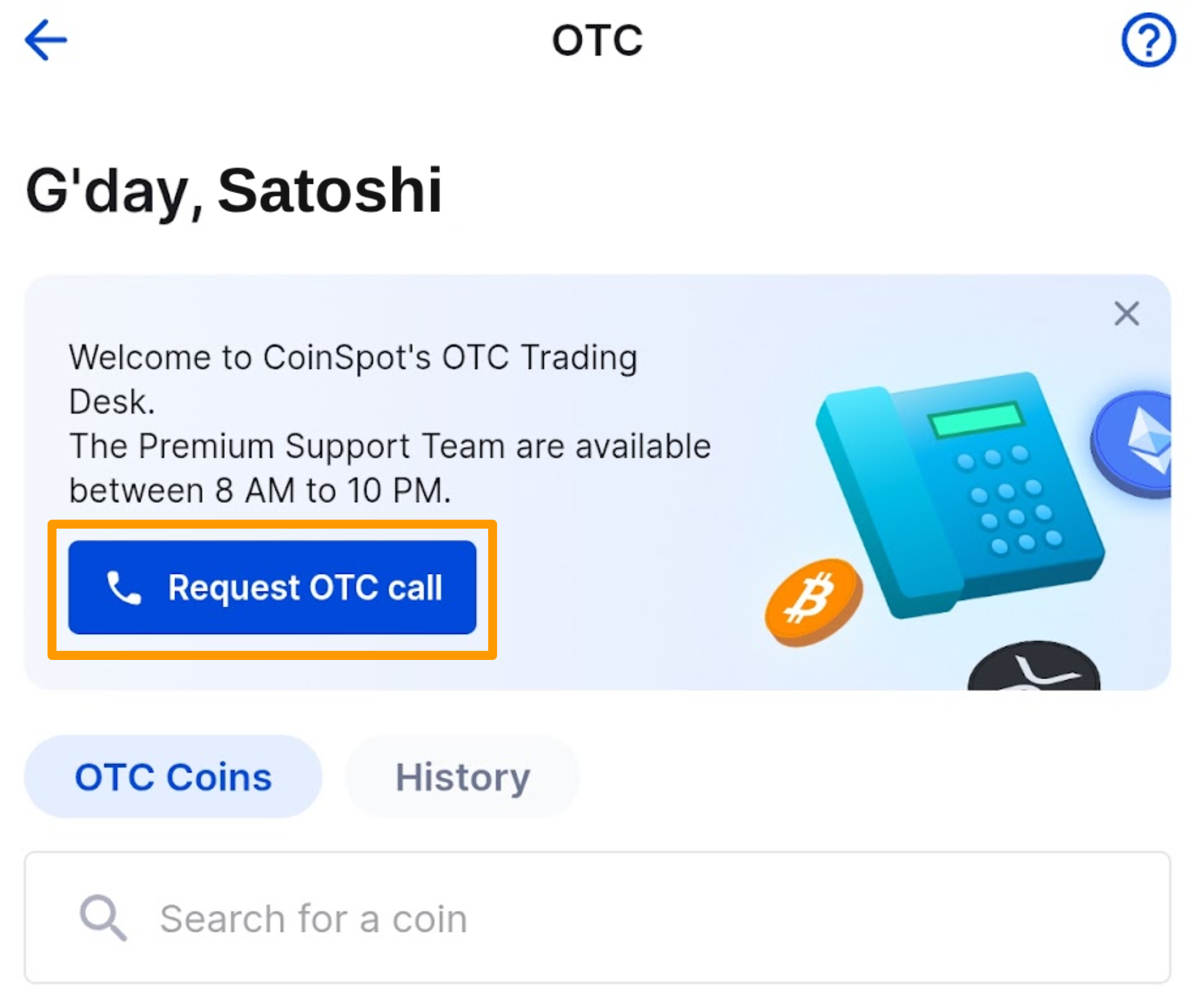 CoinSpot App - Request OTC Call.png