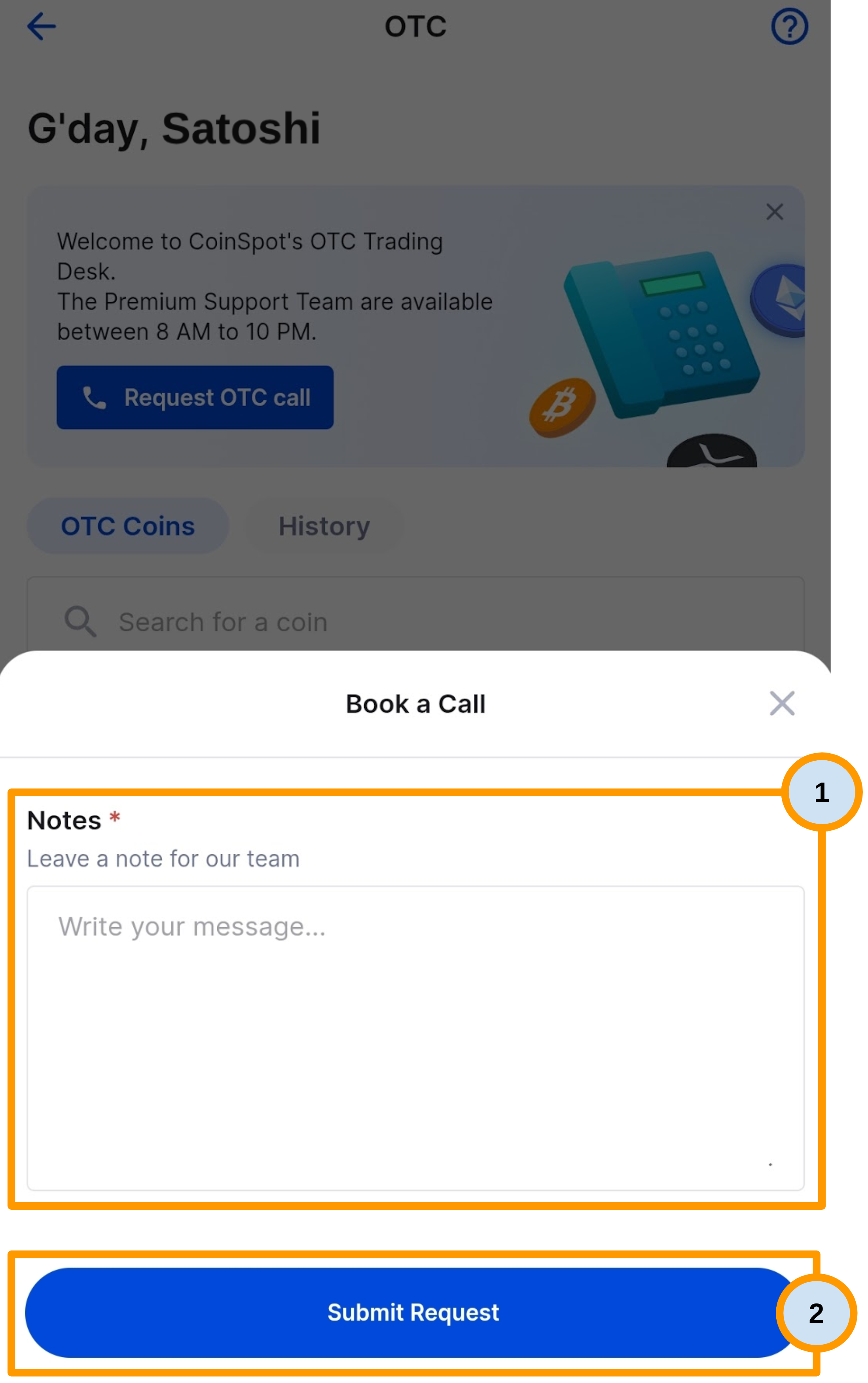 CoinSpot App - OTC - Book a Call.png