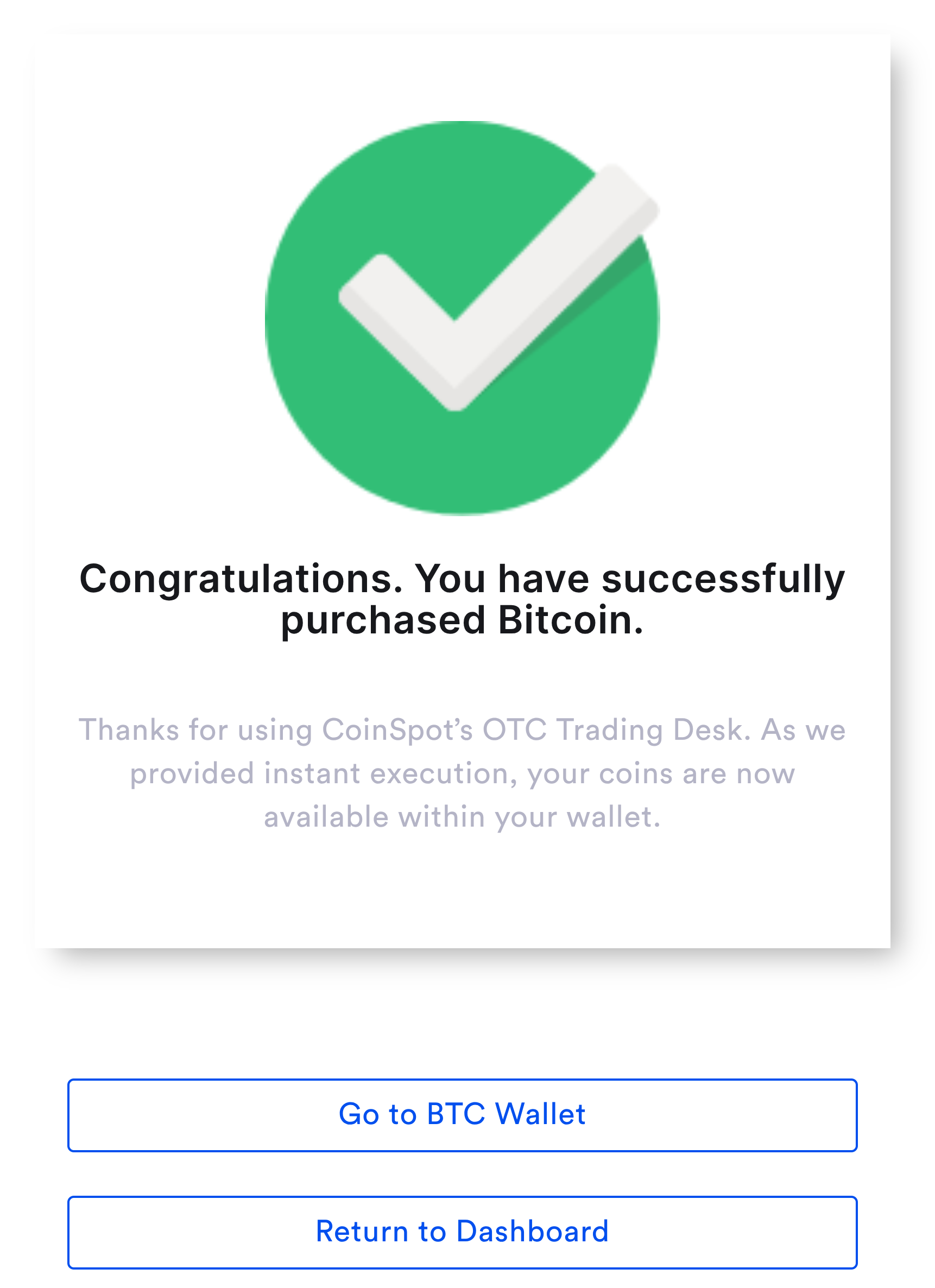 CoinSpot OTC – CoinSpot