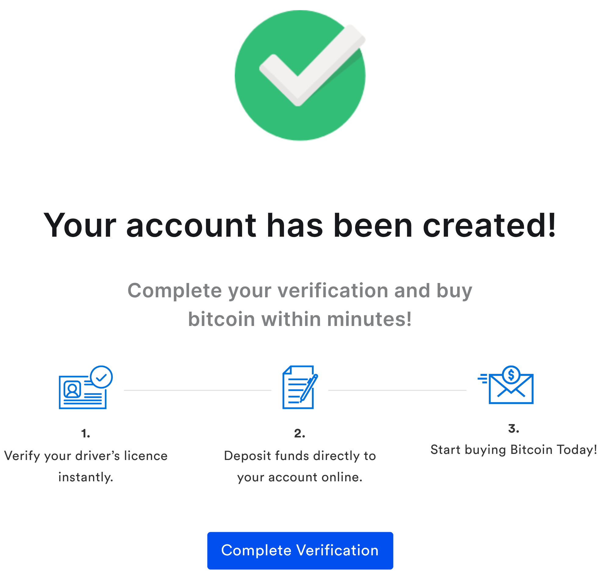 CoinSpot - Verification - Account Created.png