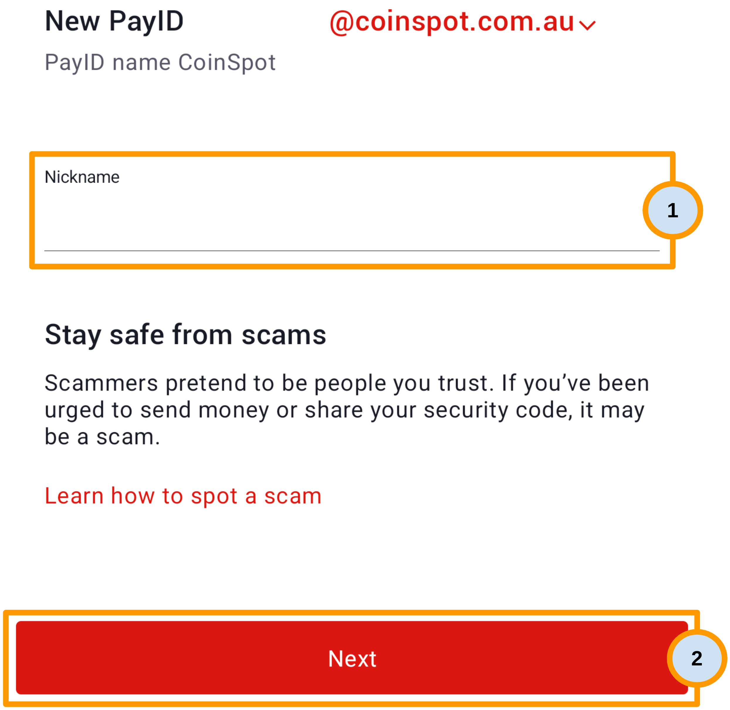 Westpac PayID - Enter Nickname.png
