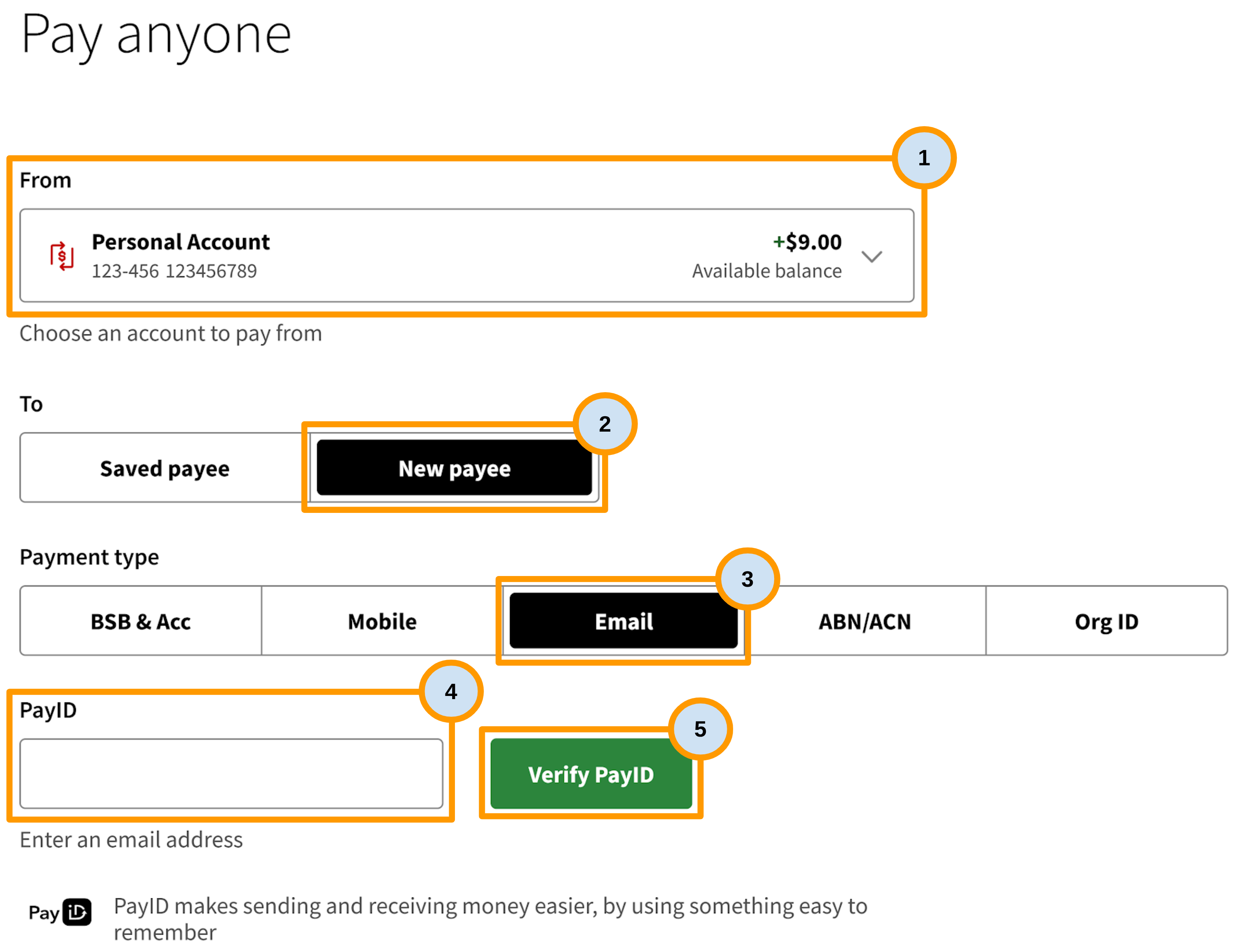 NAB PayID - CoinSpot - Pay Anyone Page.png