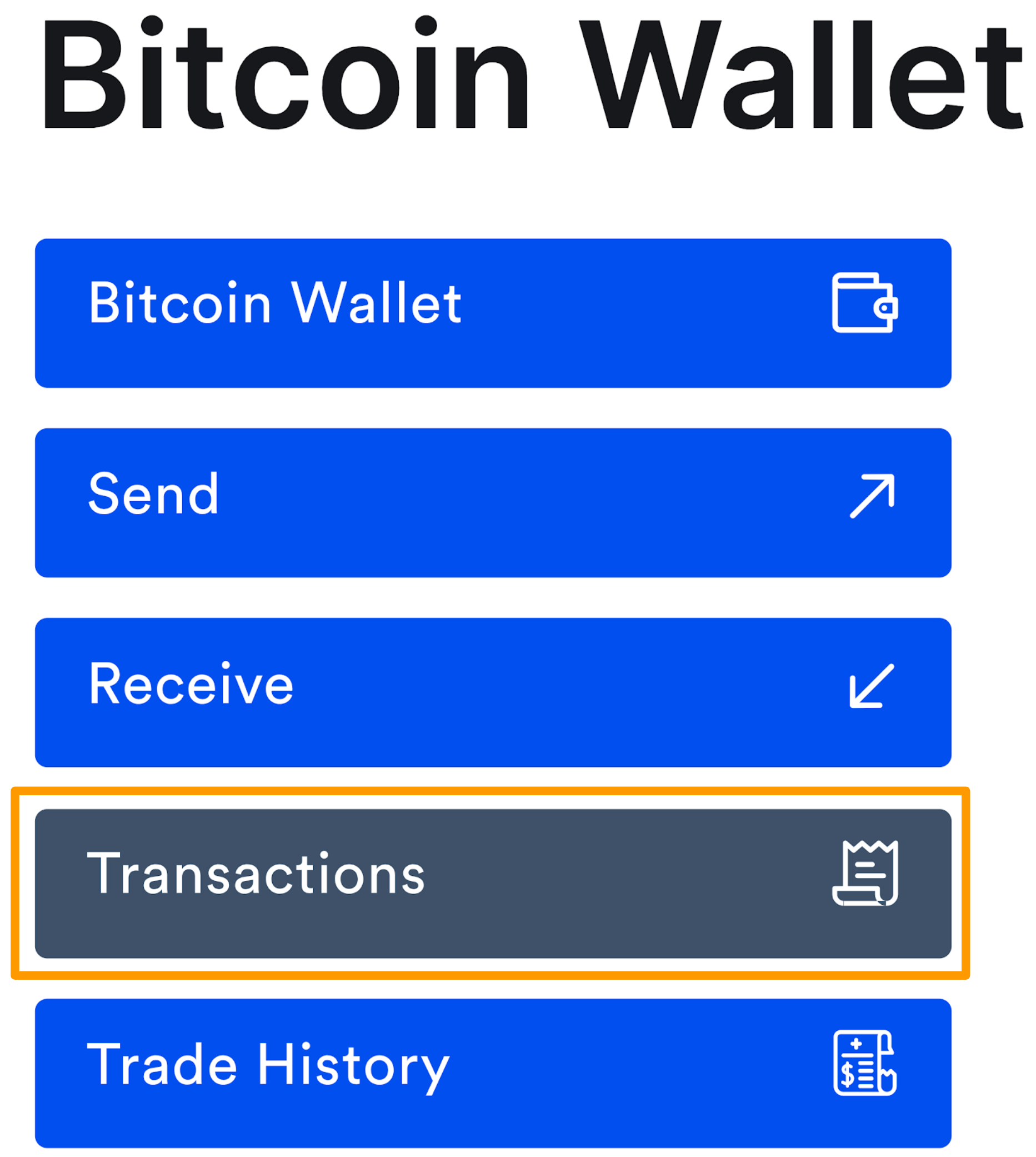 CoinSpot - Bitcoin (BTC) Transaction History Button.png