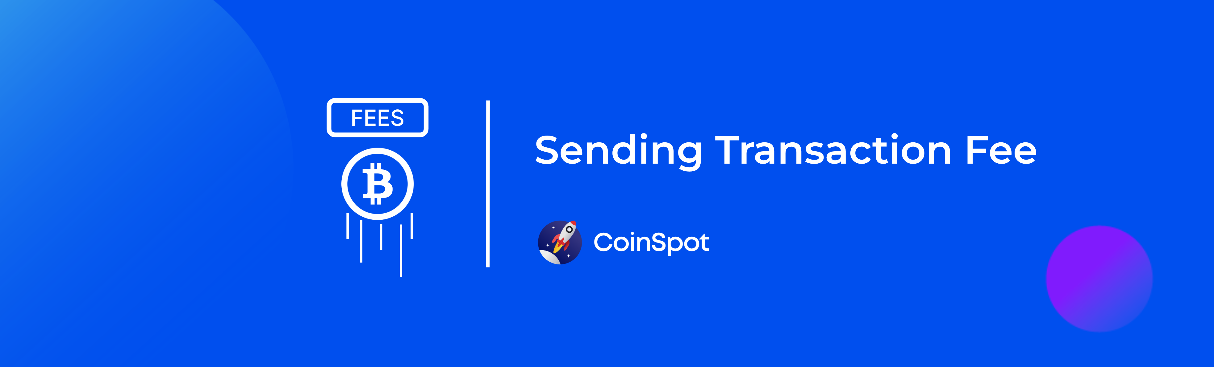 Sending Transaction Fee – CoinSpot