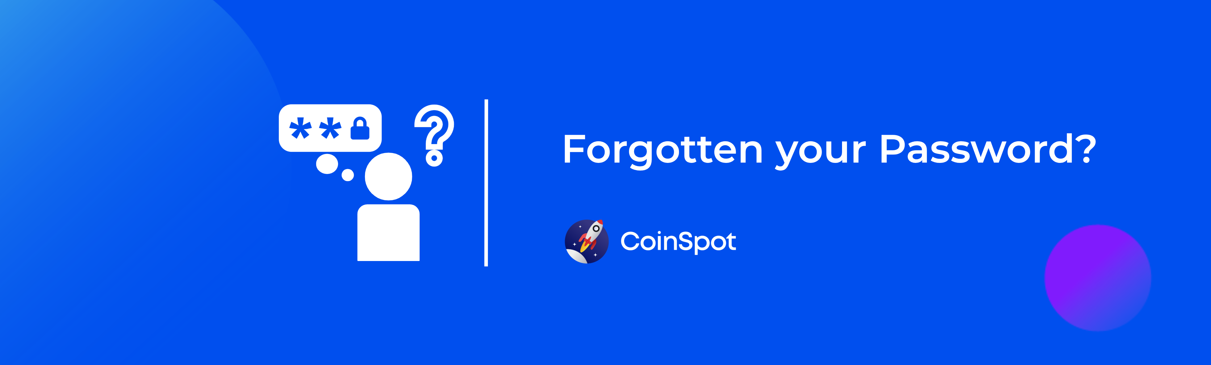 CoinSpot - Forgotten your Password Banner.png