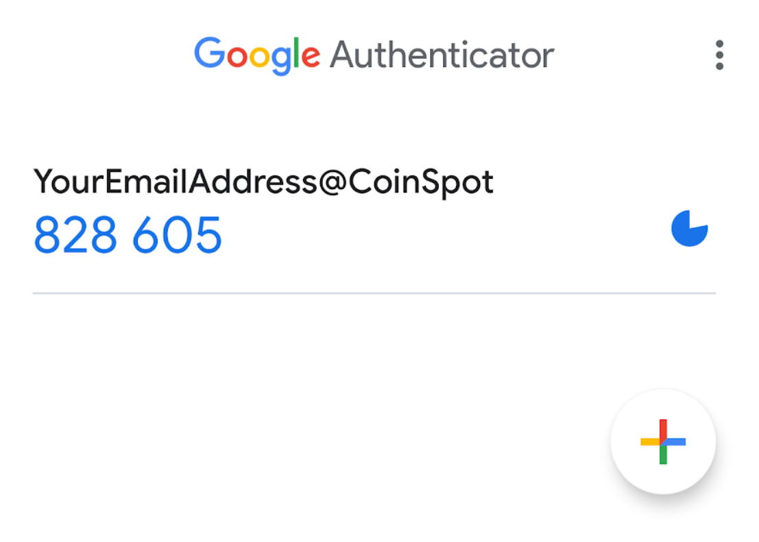 CoinSpot_Mobile_App_2FA_Token_Example.png