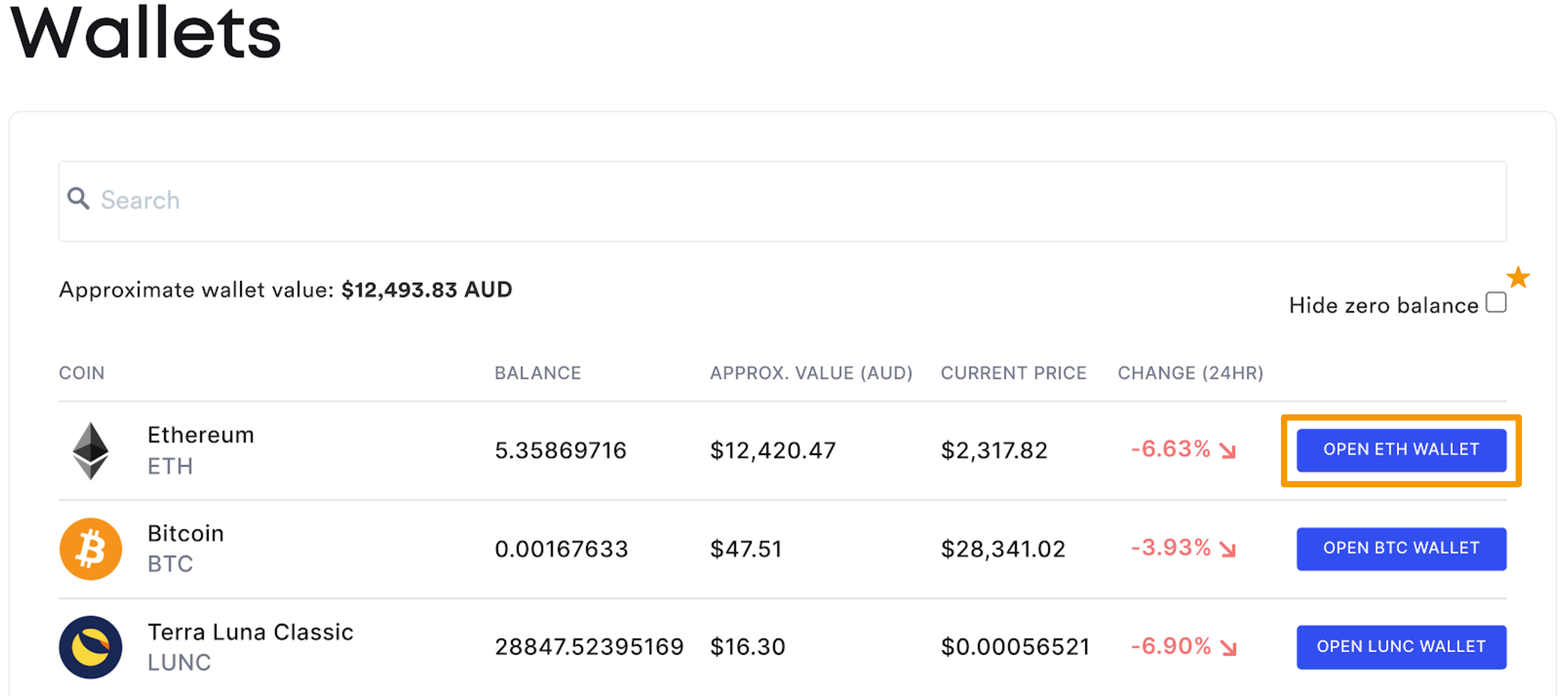 Locating coin deposit & withdrawals transaction history – CoinSpot