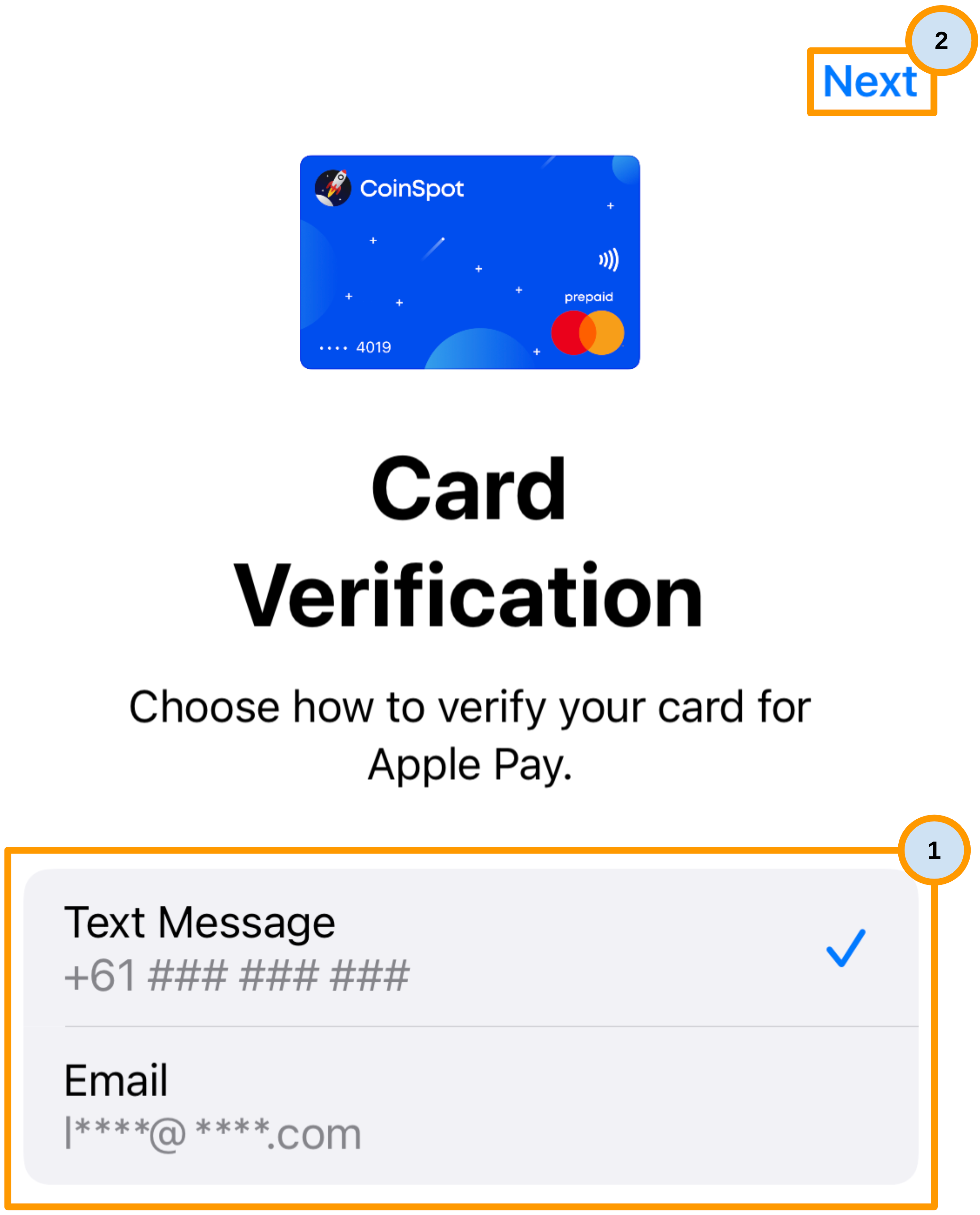 CoinSpot Mastercard How to add your CoinSpot Mastercard to Apple Pay