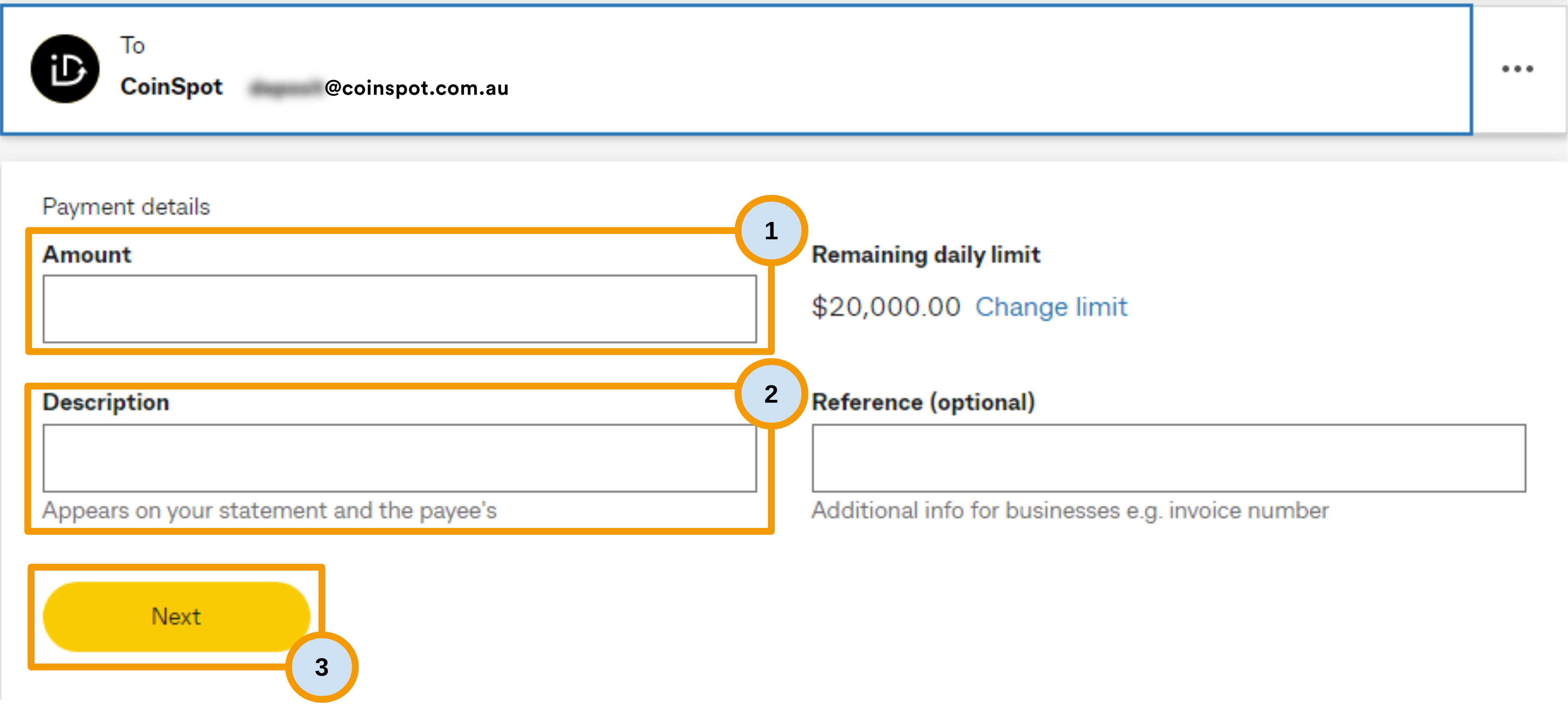 PayID deposits via Commonwealth Bank – CoinSpot