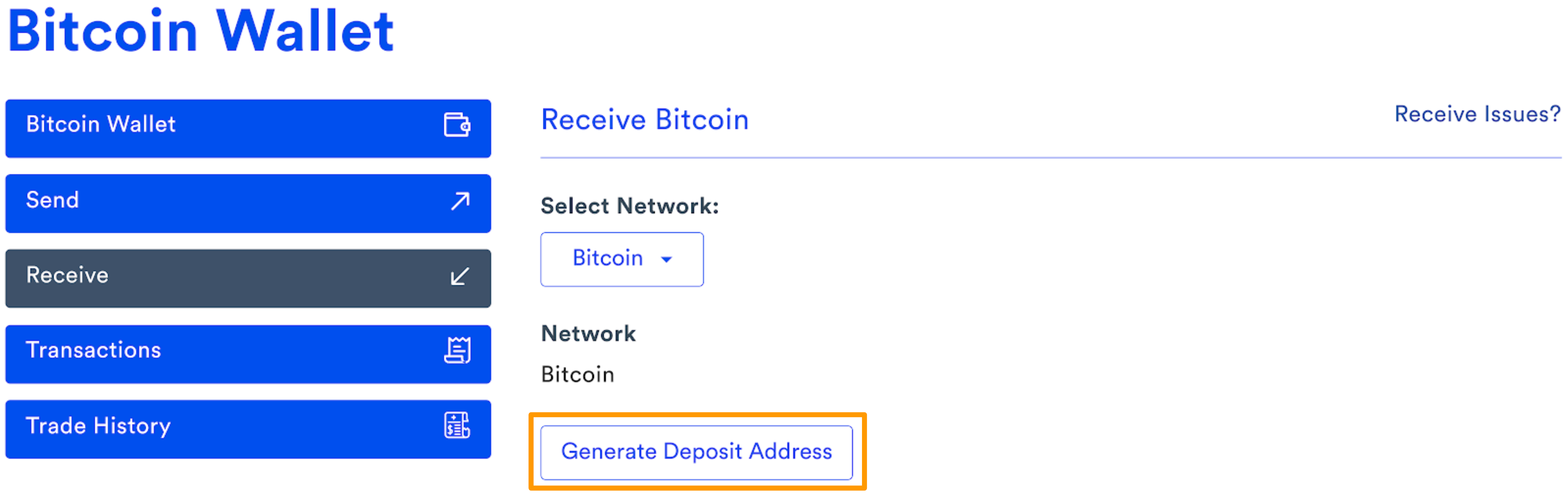 Receiving coins into CoinSpot - Generate BTC Address.png