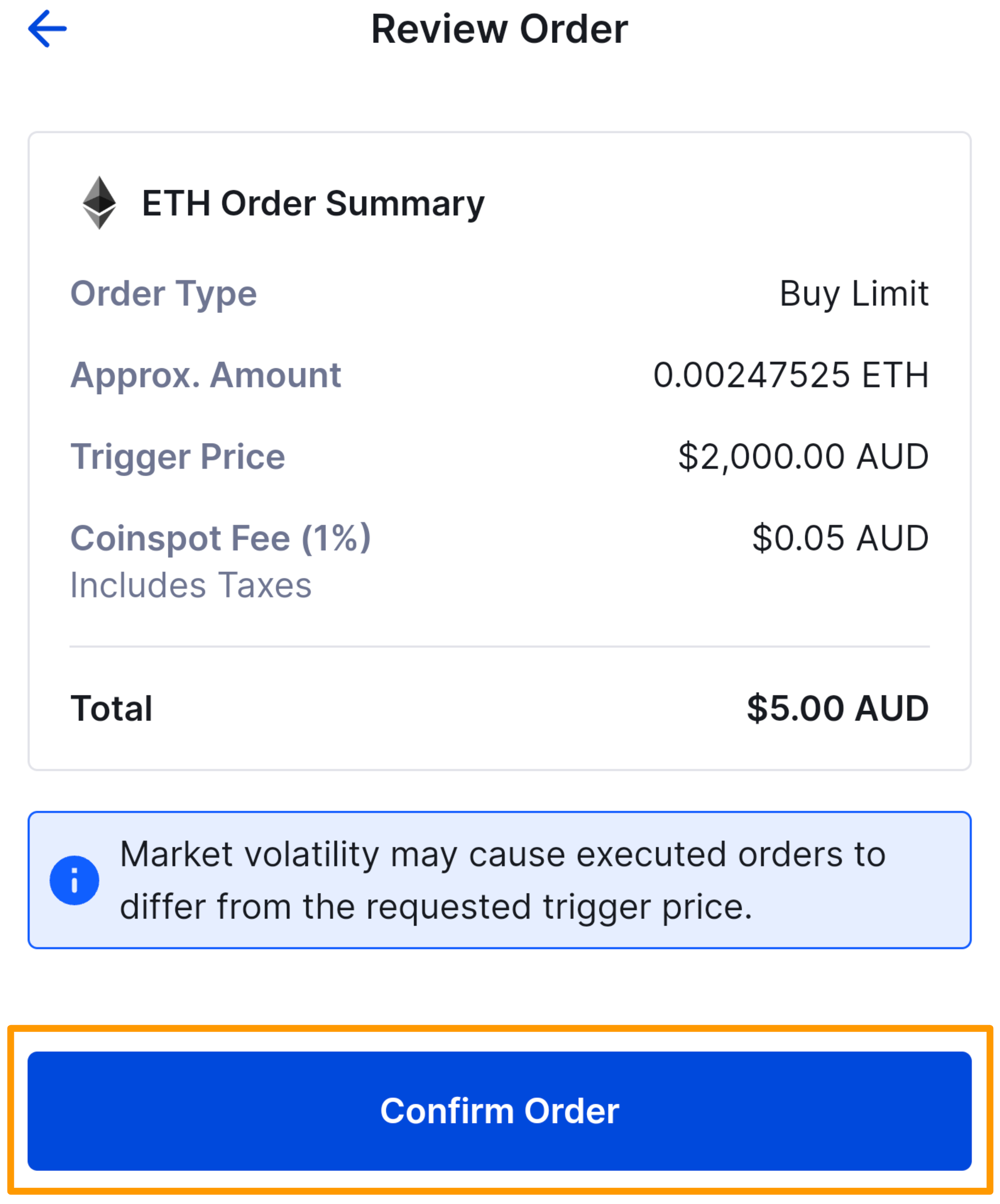CoinSpot Mobile App - Buy Stop & Buy Limit Orders – CoinSpot