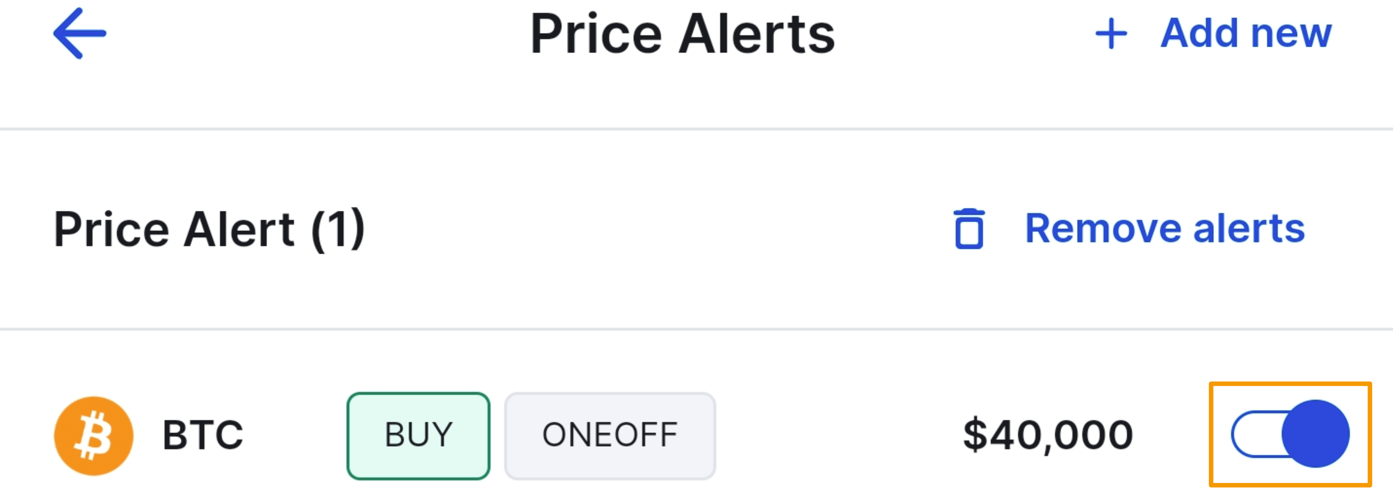 CoinSpot Mobile App - How to set Price Alerts – CoinSpot