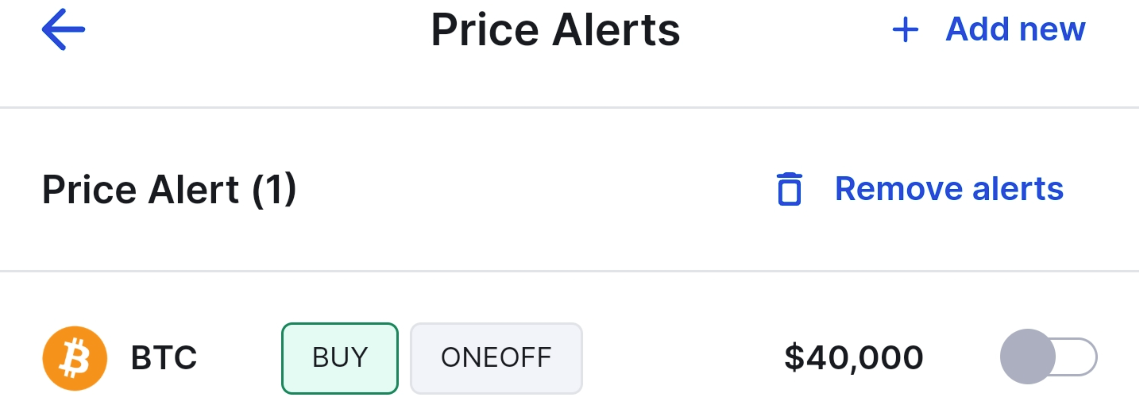 CoinSpot Mobile App - How to set Price Alerts – CoinSpot