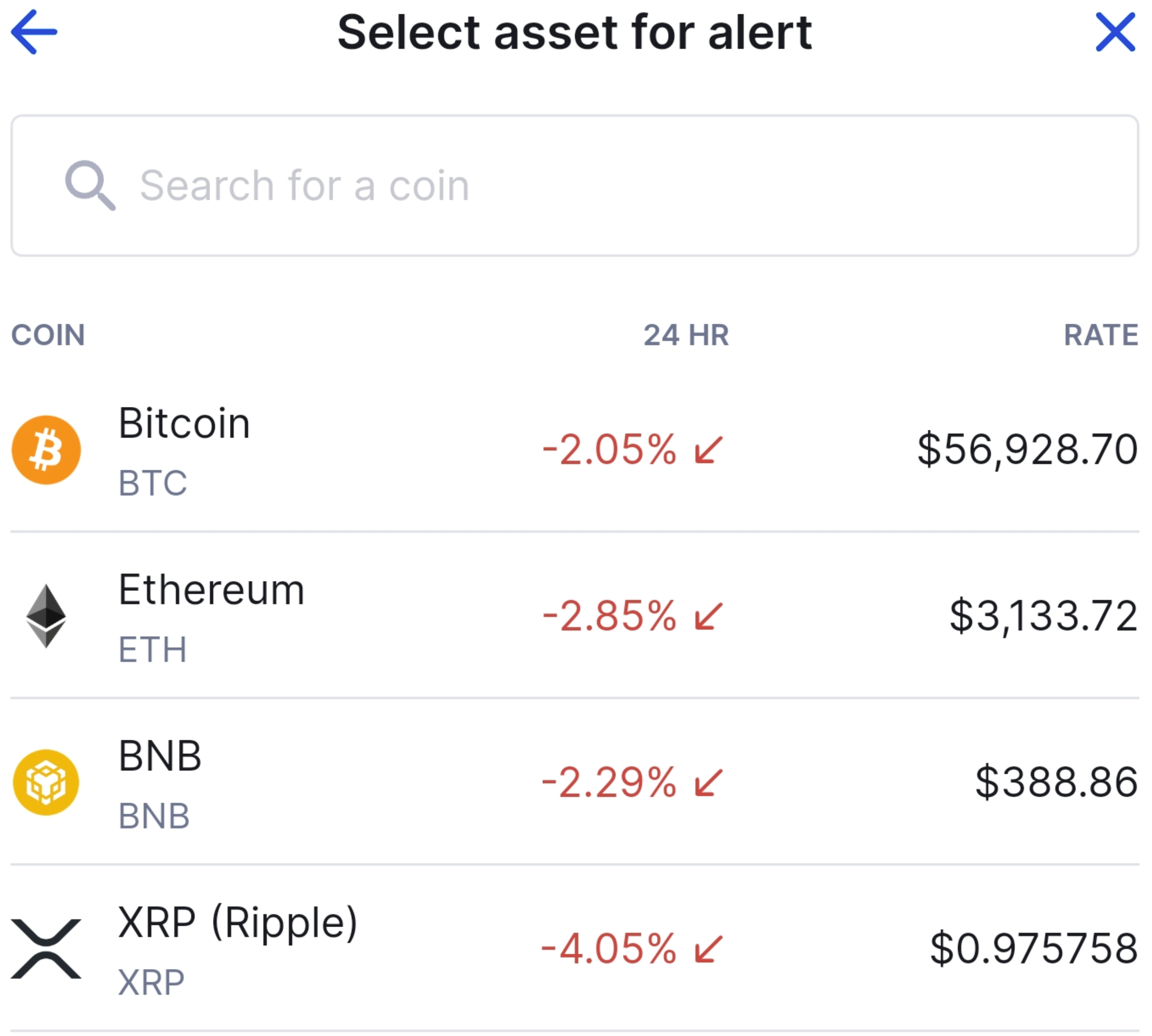 CoinSpot Mobile App - How to set Price Alerts – CoinSpot
