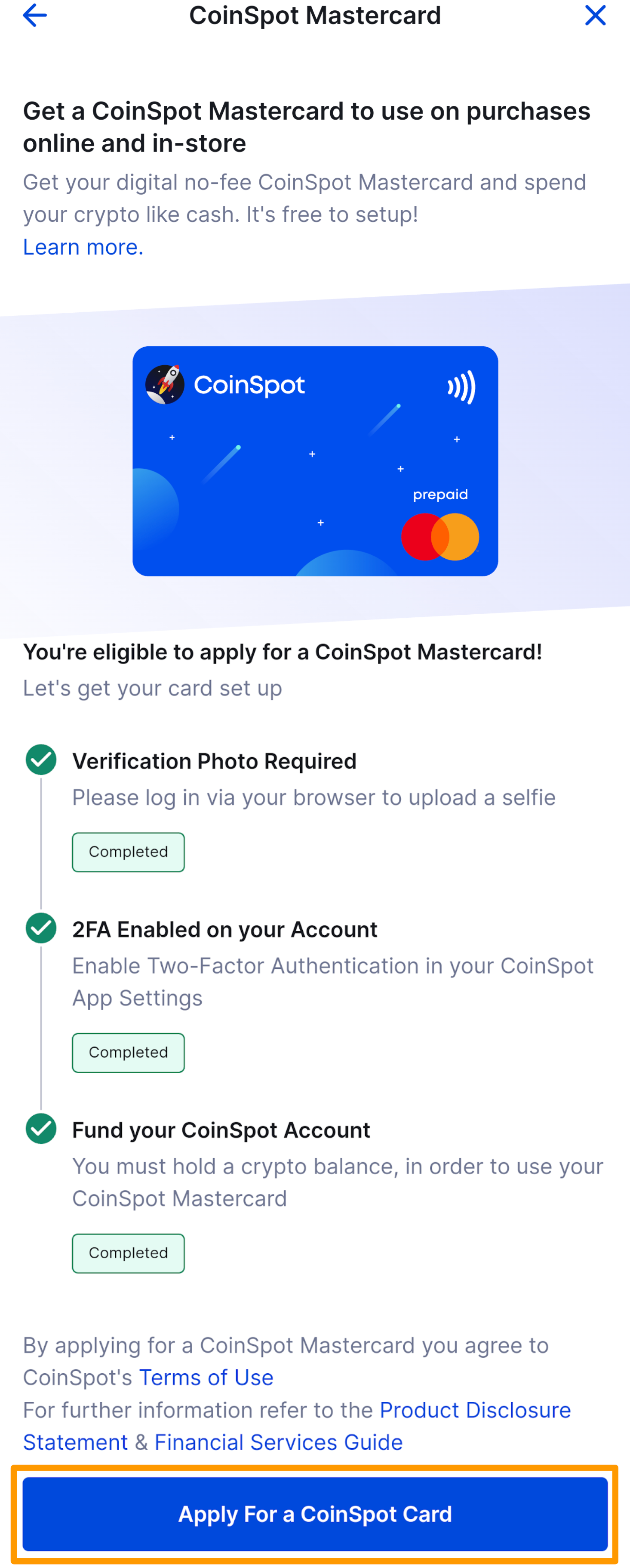 CoinSpot Mastercard - Get Started Guide - Figure 2.png