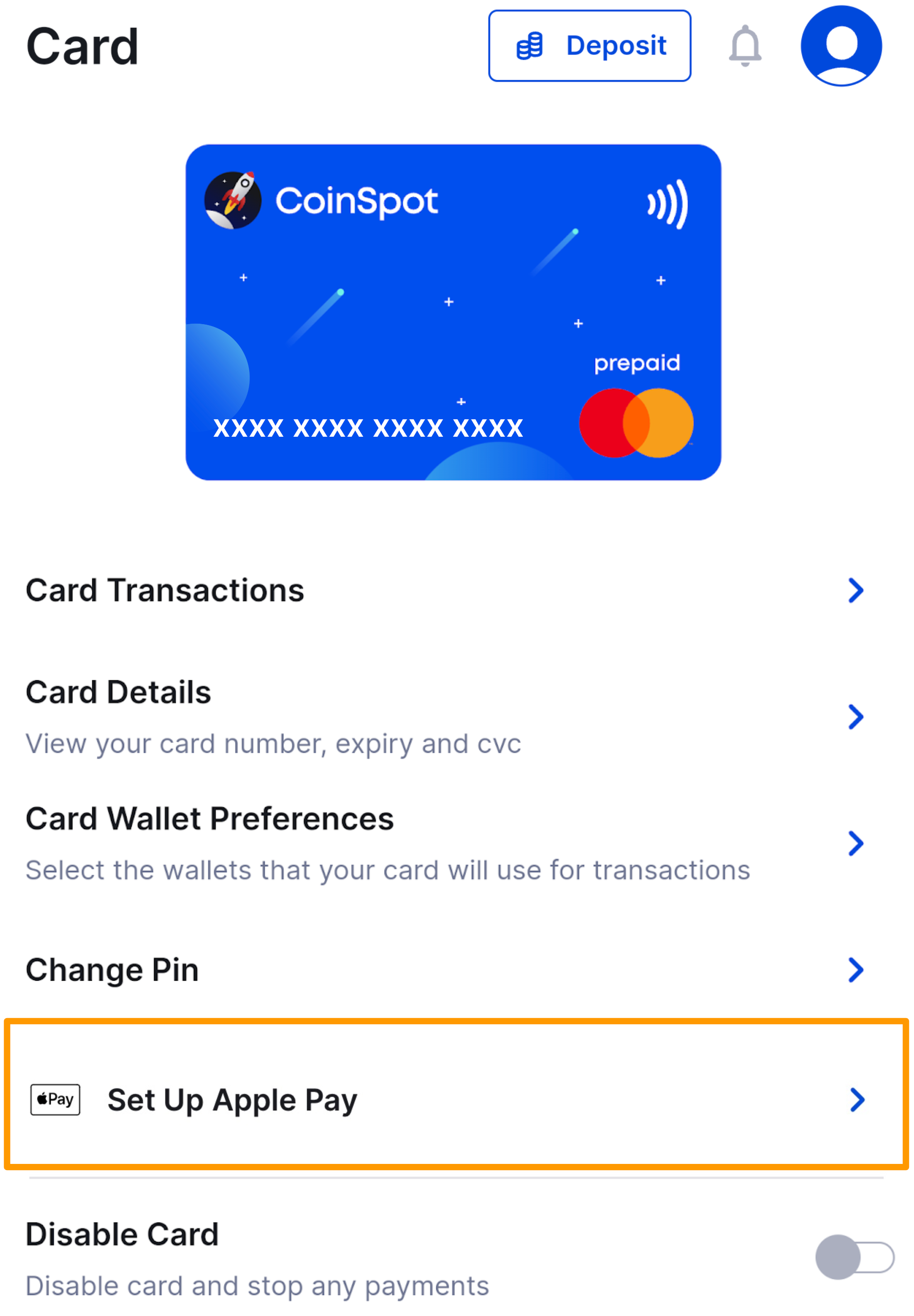 coinspot-mastercard-how-to-add-your-coinspot-mastercard-to-apple-pay