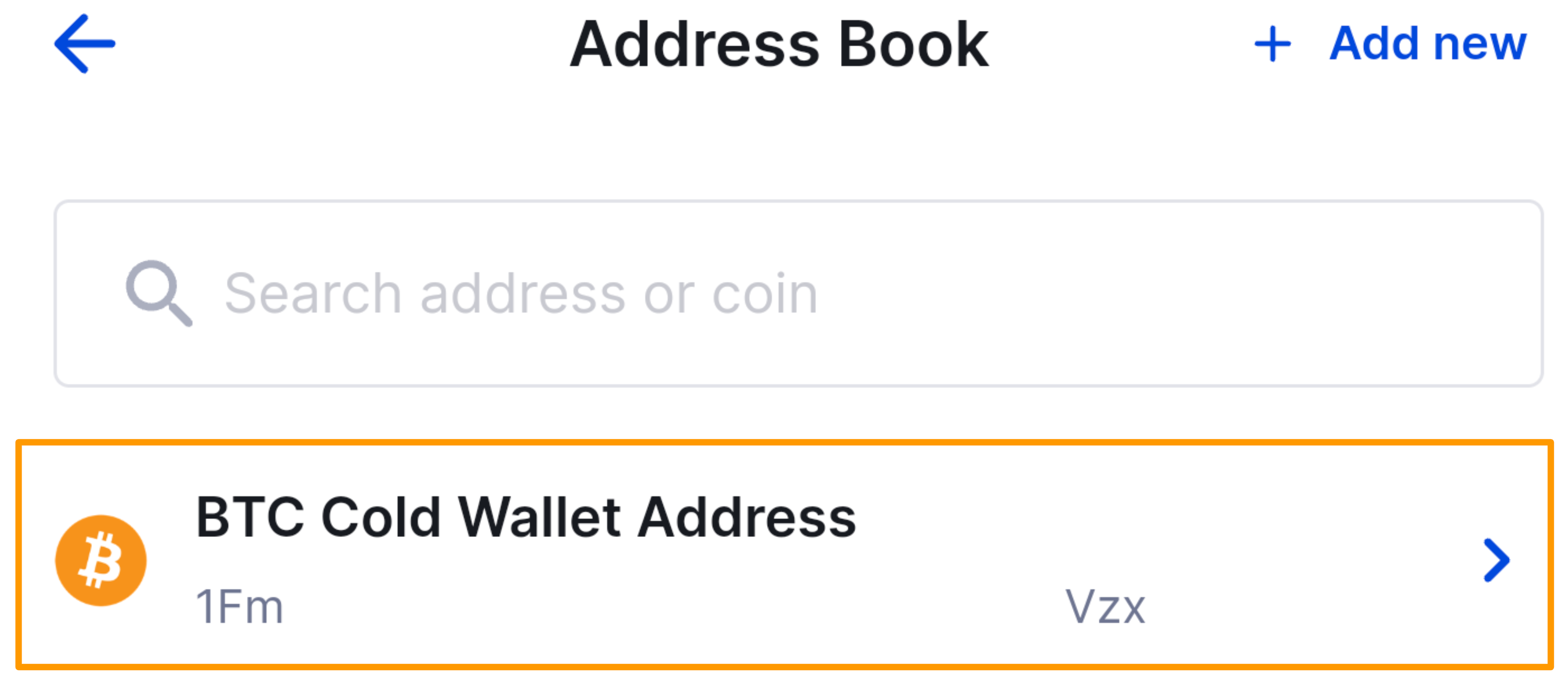 CoinSpot Mobile App - How to save your Wallet Addresses – CoinSpot