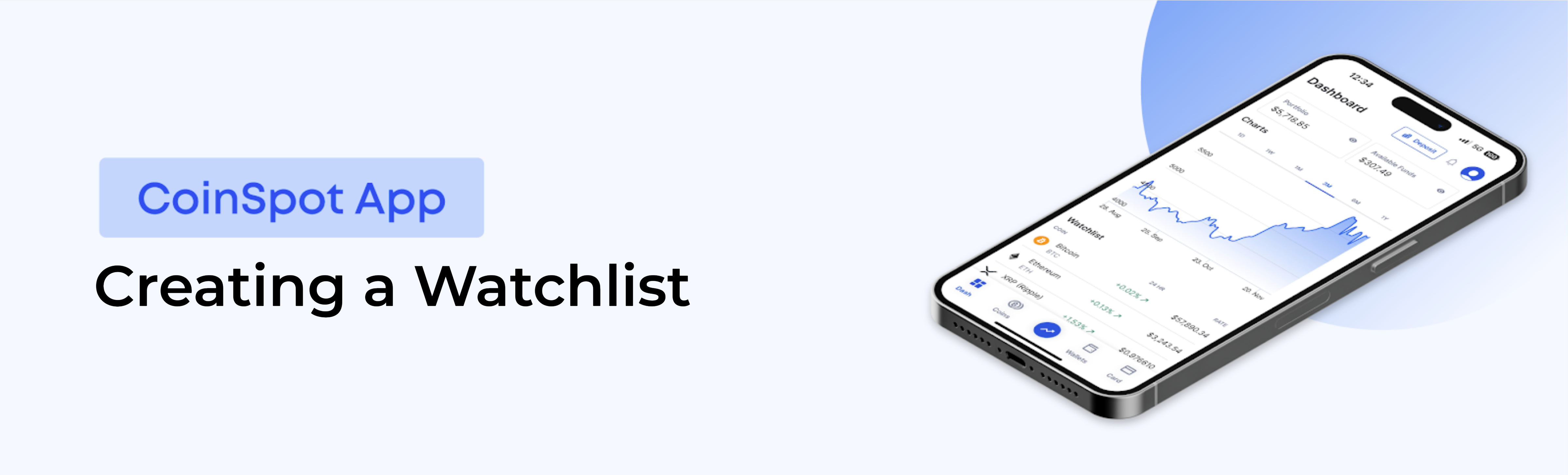 CoinSpot Mobile App - Creating a Watchlist – CoinSpot